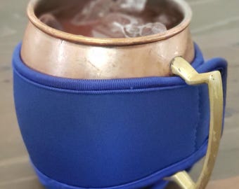 Blue MUGKiNi™: Neoprene Drink Wrap