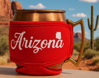 Arizona MUGKiNi™: Neoprene Drink Wrap - State Pride