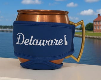 Delaware MUGKiNi™: Neoprene Drink Wrap - State Pride
