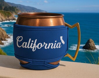 California MUGKiNi™: Neoprene Drink Wrap - State Pride