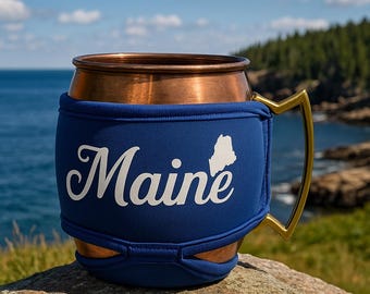 Maine MUGKiNi™: Neoprene Drink Wrap - State Pride