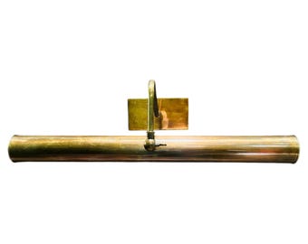 Solid Brass Picture Light - Vintage Style - 15 inch