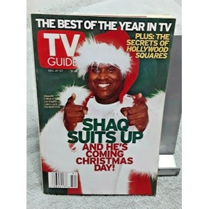 TV Guide December 21-27 2002 Shaq plus Hollywood Squares Newsstand
