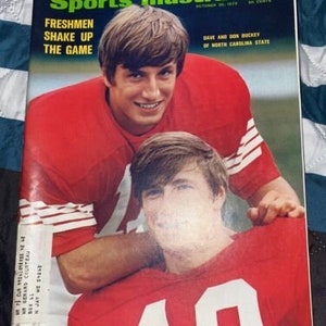 Sports Illustrated October 1972 Dave Don Buckey North Carolina State Reds A's Green Bay Packers Carlos Monzon