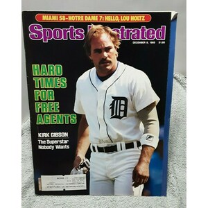 Sports Illustrated December 9 1985 Kirk Gibson Detroit Tigers