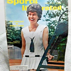 Sports Illustrated August 1962 Helga Schultze Germany Womens Tennis Sonny Liston