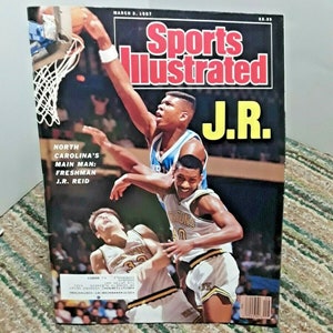 Sports Illustrated March 2 1987 J R Reid North Carolina Tar Heels vintage magazine