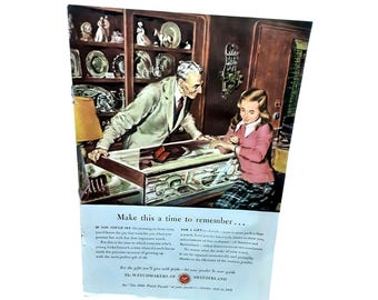 1948 Watchmakers Of Switzerland Watch Original Print Ad 40s