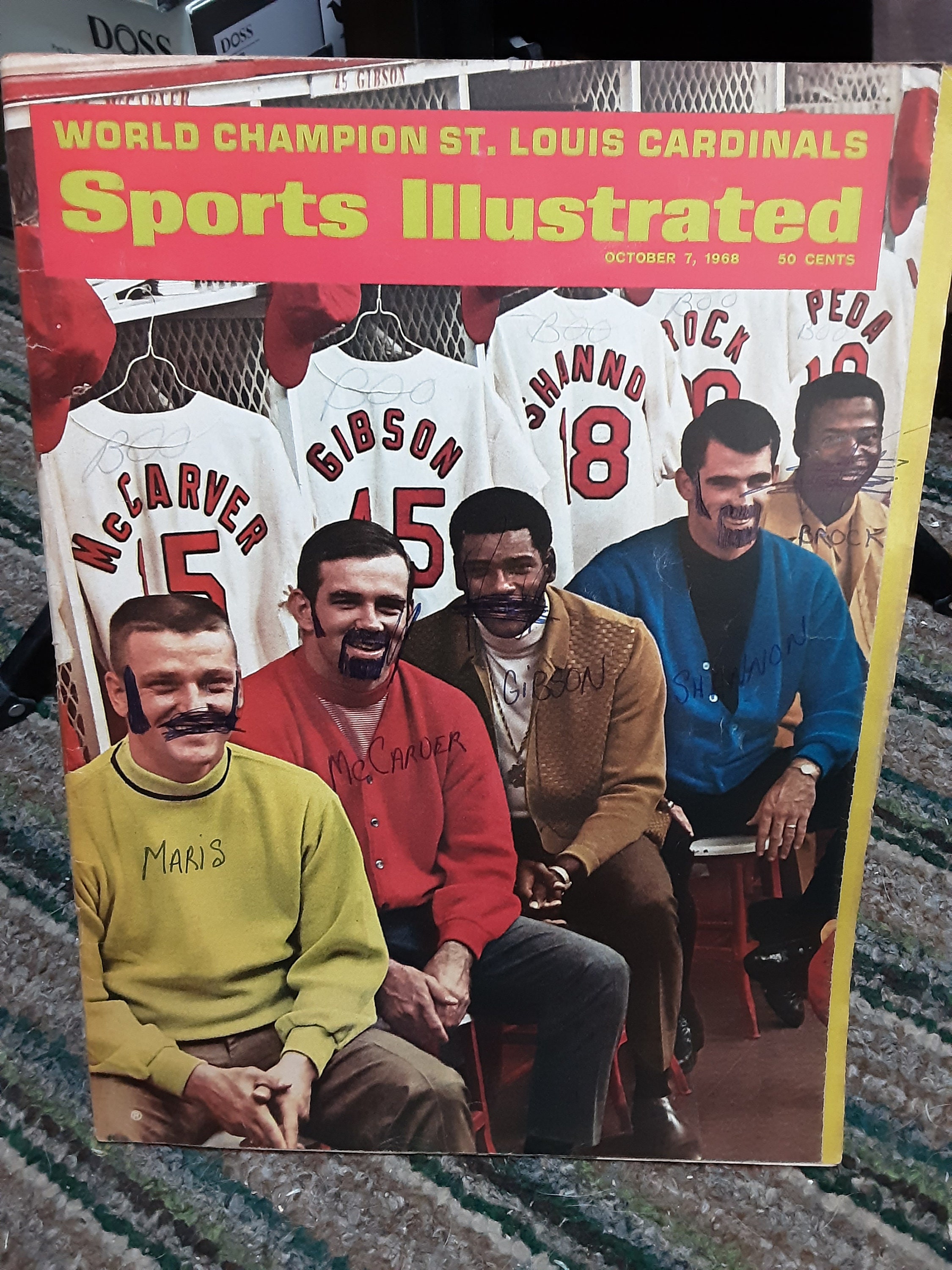 St. Louis Cardinals, 1968 World Series Champions Sports Illustrated Cover  by Sports Illustrated
