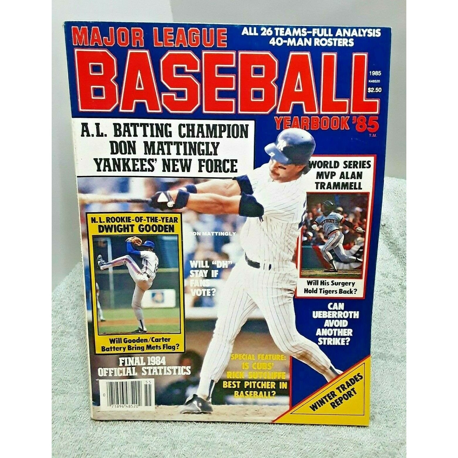 Major League Baseball Yearbook 1985 Magazine Don Mattingly - Etsy Finland