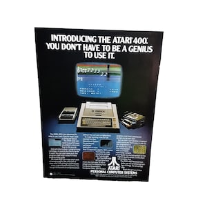 1979 Atari 400 Personal Computer System Original Print Ad