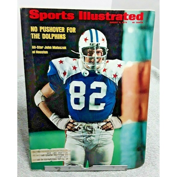 Sports Illustrated August 1973 John Matuszak Houston Oilers Miami Dolphins