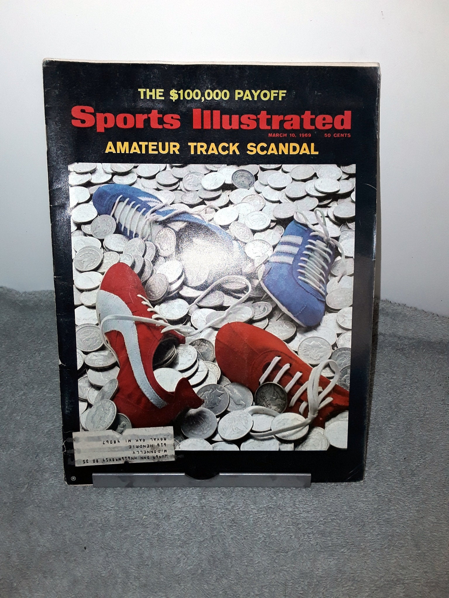 Sports Illustrated March 1969 Puma Adidas Shoe Scandal US