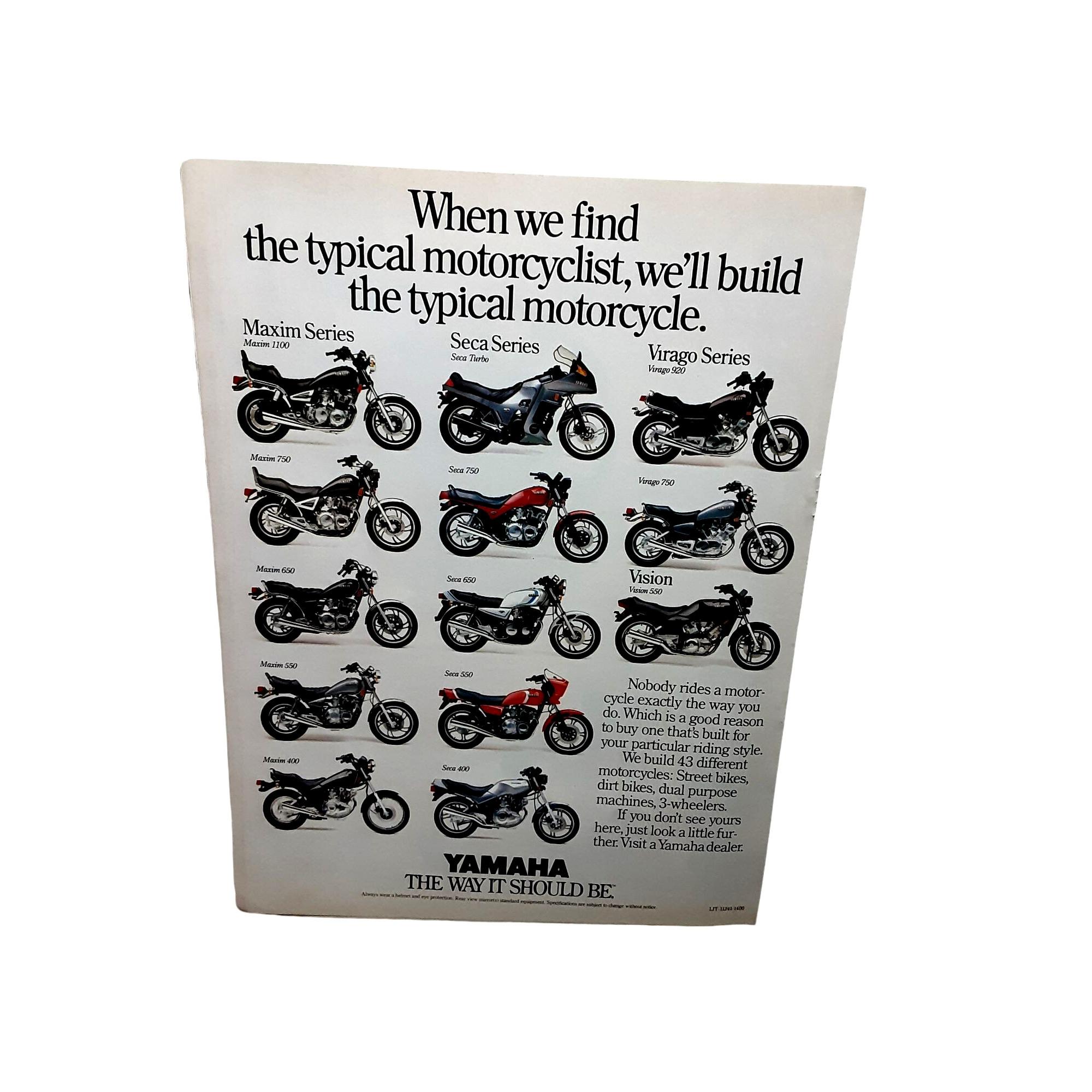 〇Cb右1140 昭和レトロ ヤマハ 原動機付自転車 パンフレット 2点まとめ ヤマハがDOHC8バルブ2気筒で1973年にミドルスーパースポーツを目指した