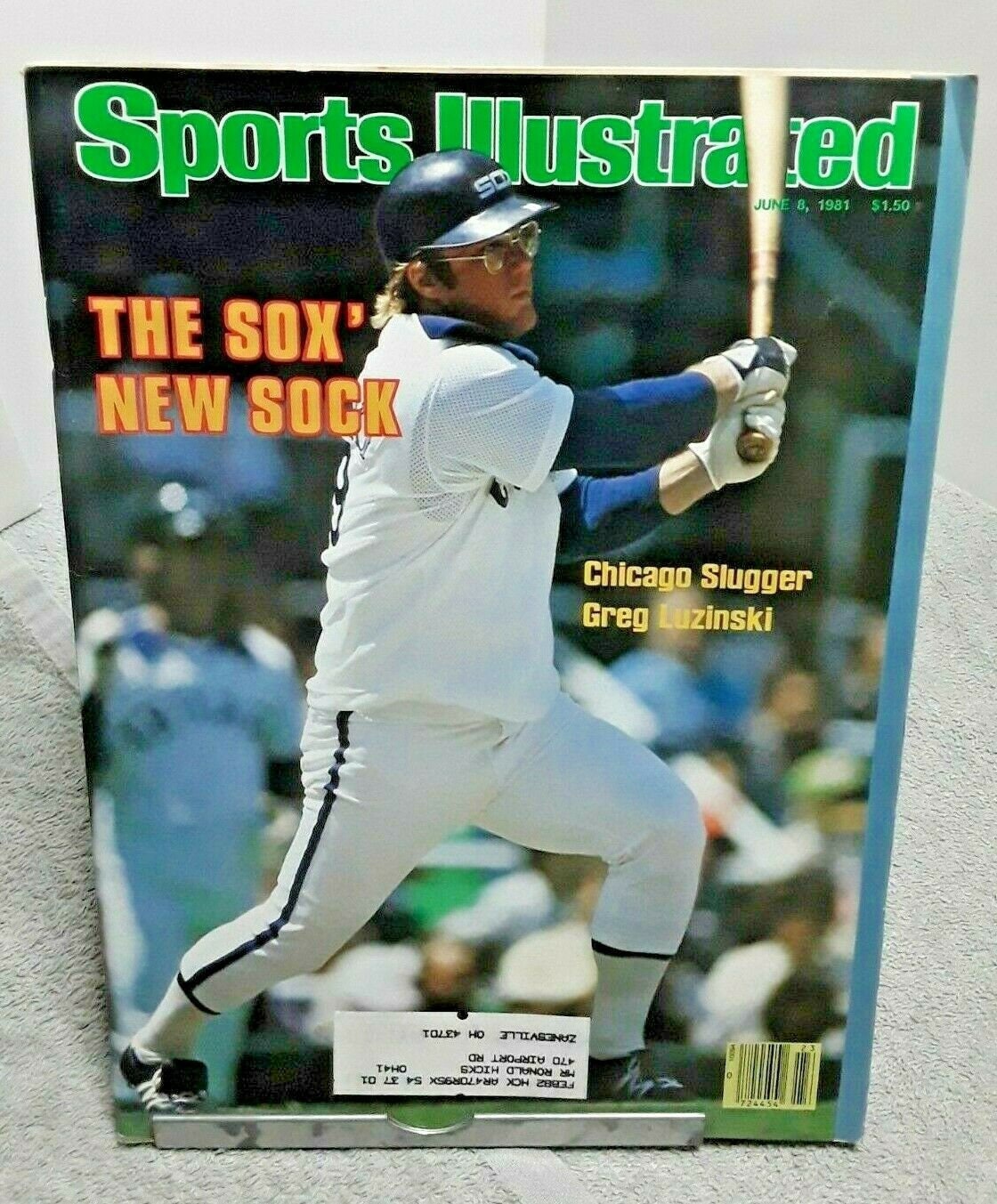 Sports Illustrated Magazine June 1981 Greg Luzinski Chicago 