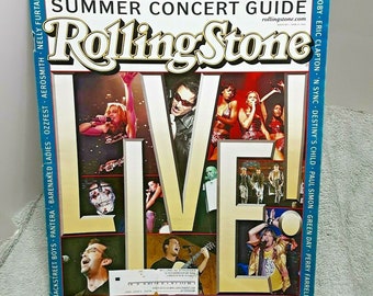 Rolling Stone Magazine June 21 2001 Summer Concert Magazine