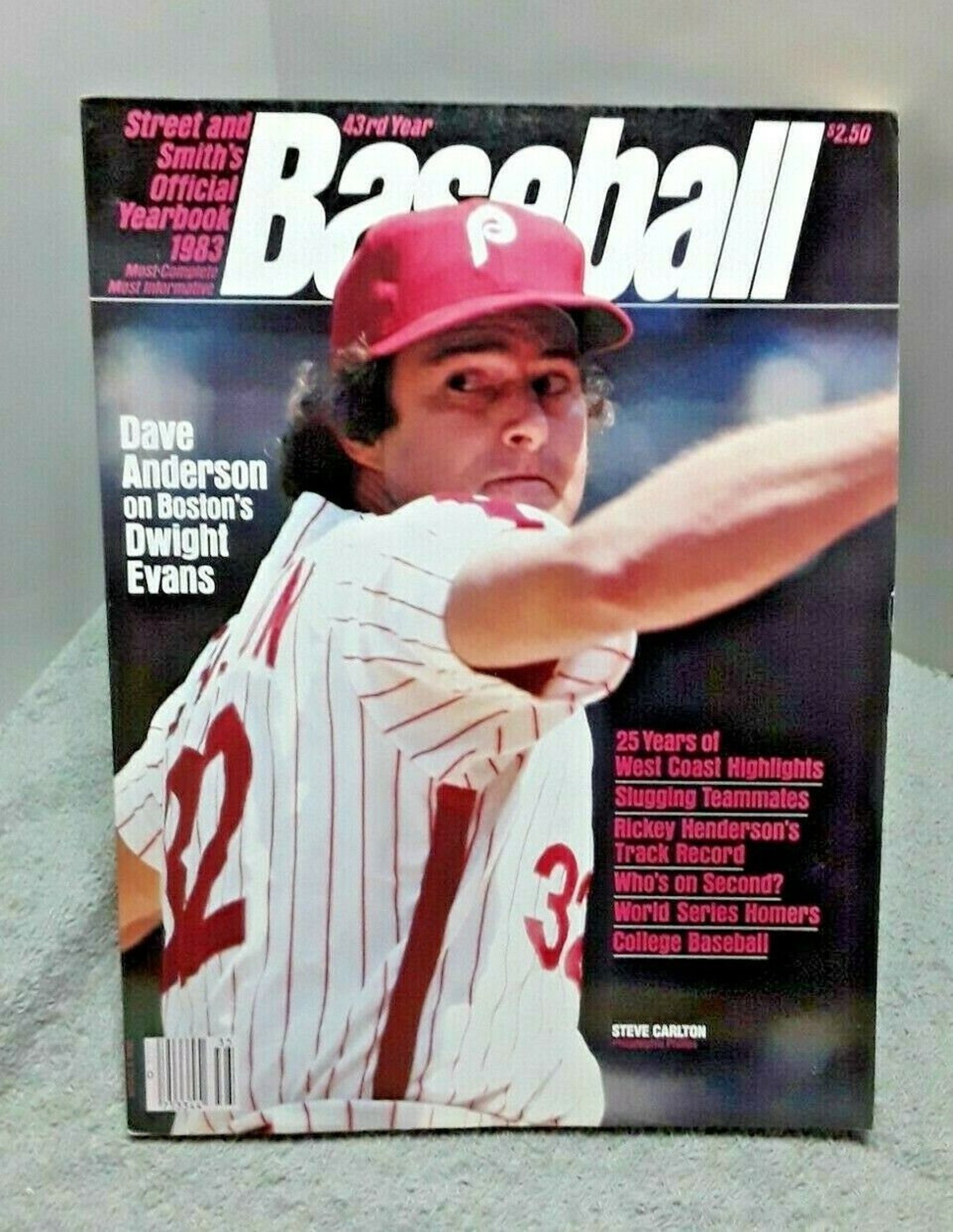 Street & Smiths 1983 Baseball Magazine Steve Carlton Etsy