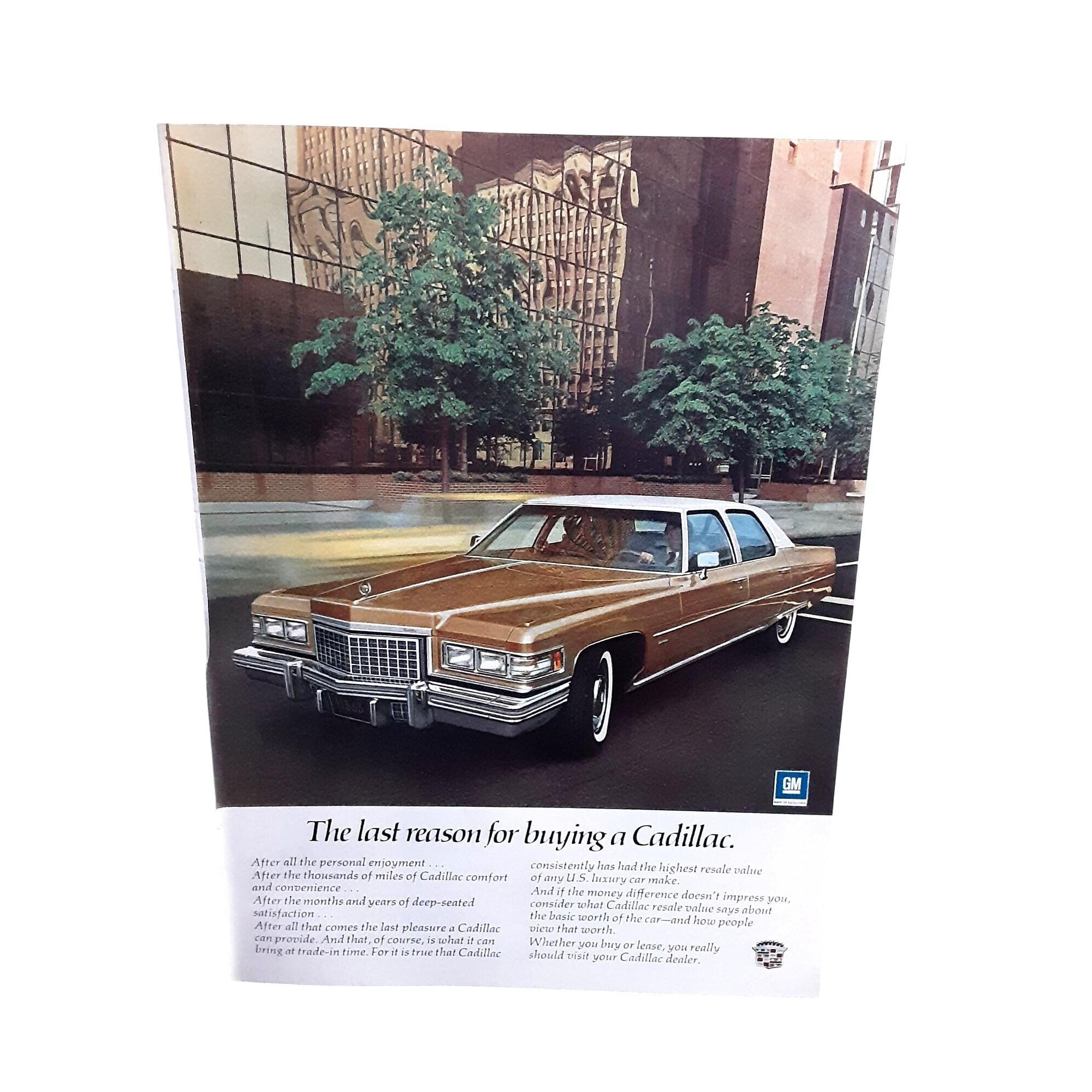 Cadillac Poster Ad - Etsy