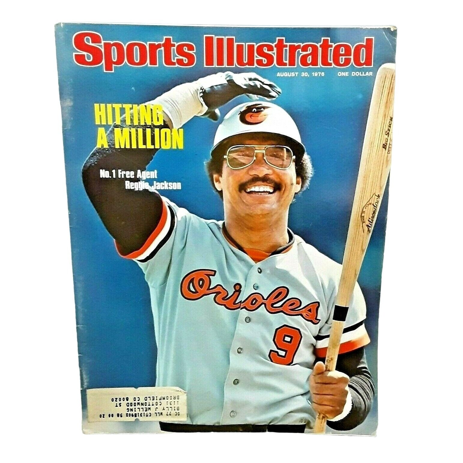 Sports Illustrated Reggie Jackson Baltimore Orioles August 30 