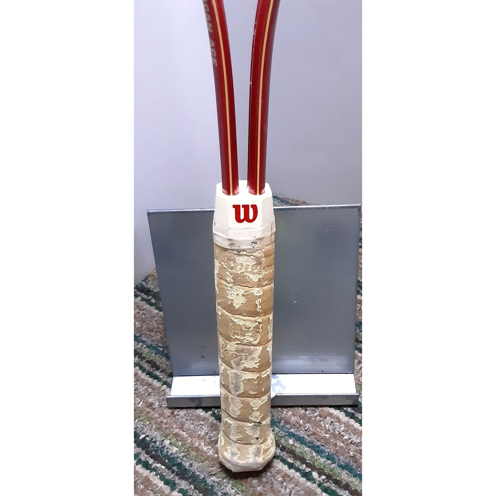 Wilson American Ace Vintage Tennis Racquet L2 4 1/4 Red With Yellow - Etsy