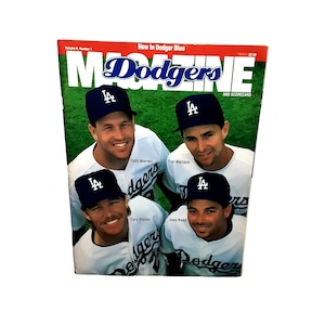 1993 Los Angeles Dodgers Cardinals Scorecard Magazine Wallach Snyder