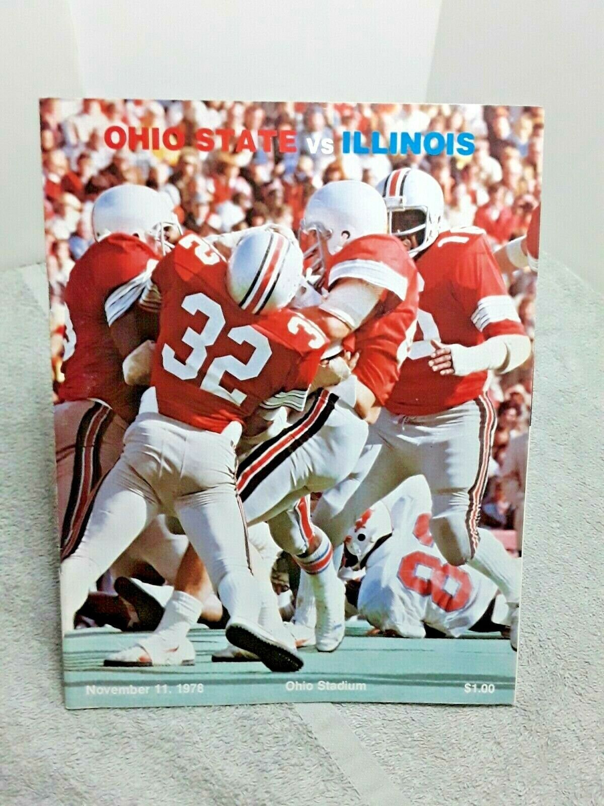 Ohio State Buckeyes vs Illnois November 11 1978 Game Day Etsy