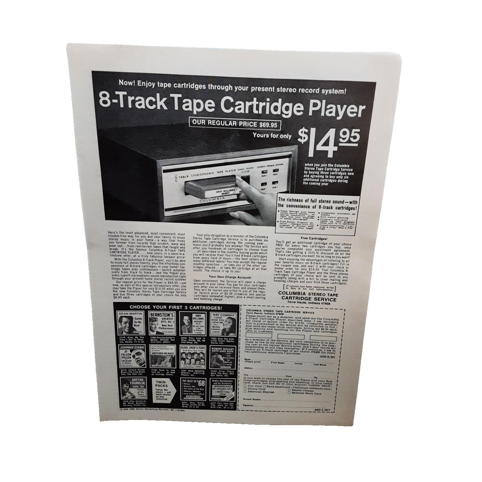 ☆珍・COLUMBIA 8Track Stereo Tape Deck・8トラ用プレイヤー