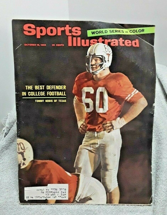 Sports Illustrated October 18 1965 Tommy Nobis Texas Longhorns - Etsy