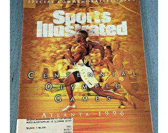 Sports Illustrated Special Issue Atlanta 1996 Michael Johnson with Ad