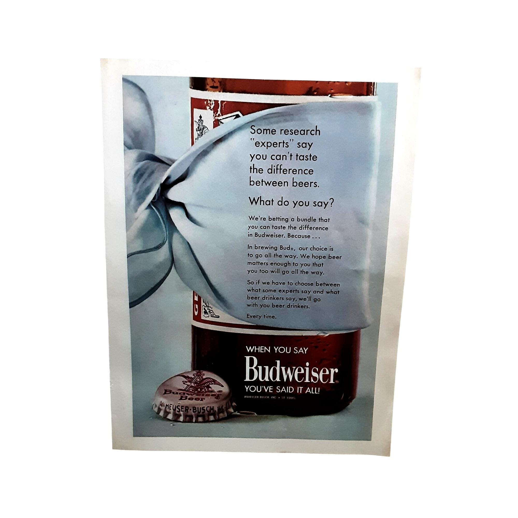 Budweiser Sign 1970s - Etsy
