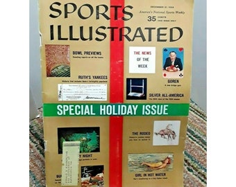 Sports Illustrated December 21 1959 Special Holiday Issue