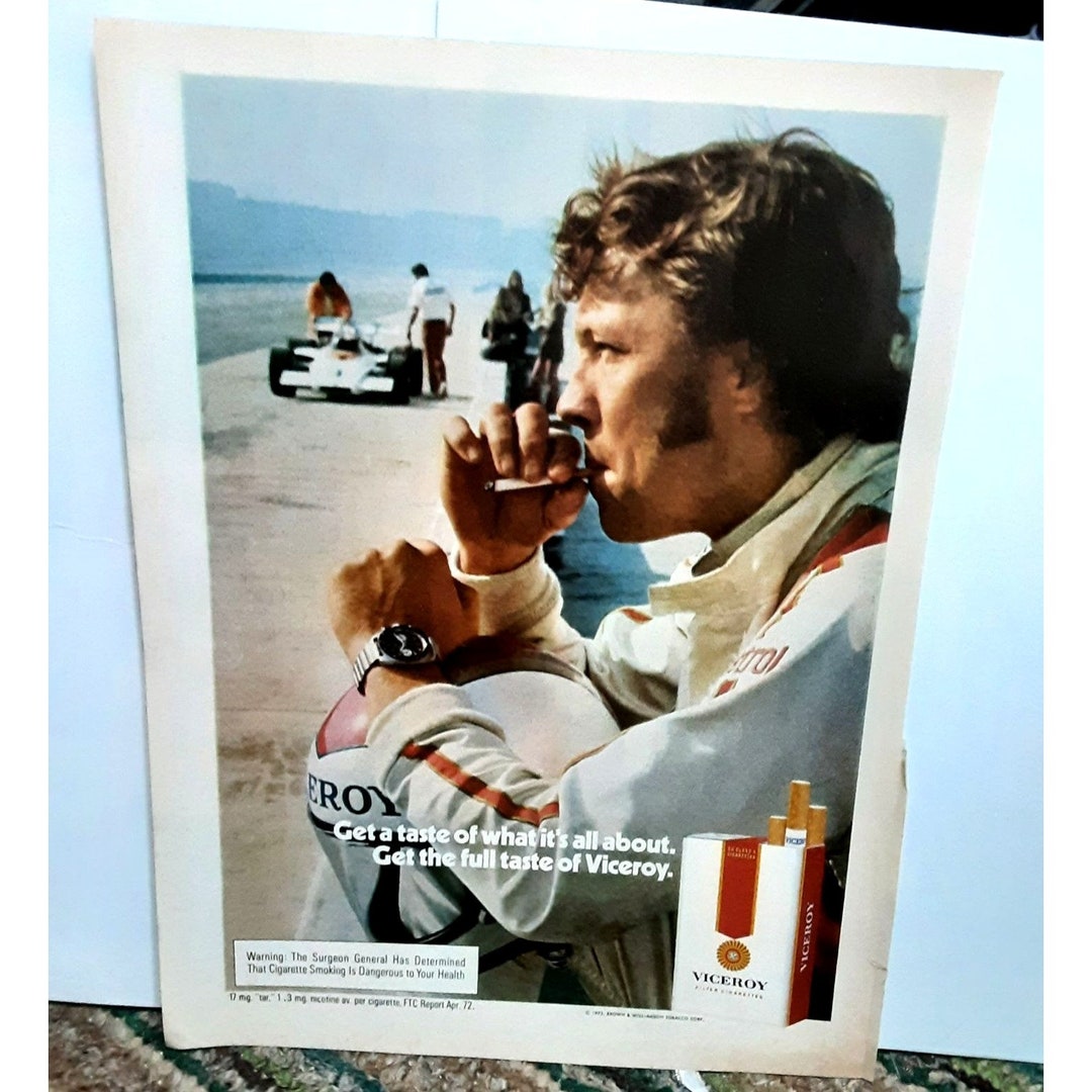 Lot Of 10 Vintage 1970s Viceroy Cigarette Magazine Print Advertising Pages Australia