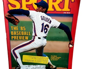 SPORT Magazine April 1985 Dwight Gooden New York Mets Baseball Preview