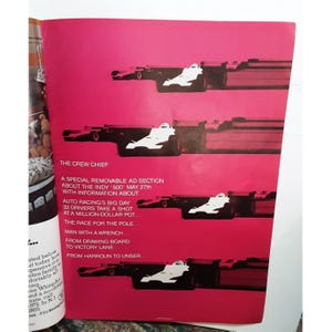 1972 The Crew Chief Info and Anecdotes on the Indy 500 Racing Ad Program