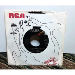 Dolly Parton But You Know I Love You 45 Record RCA 1980