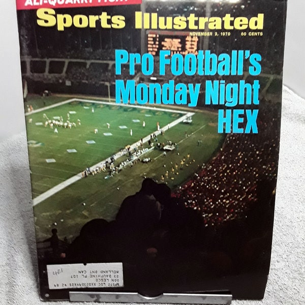 Sports Illustrated November 1970 Monday Night Football ALI