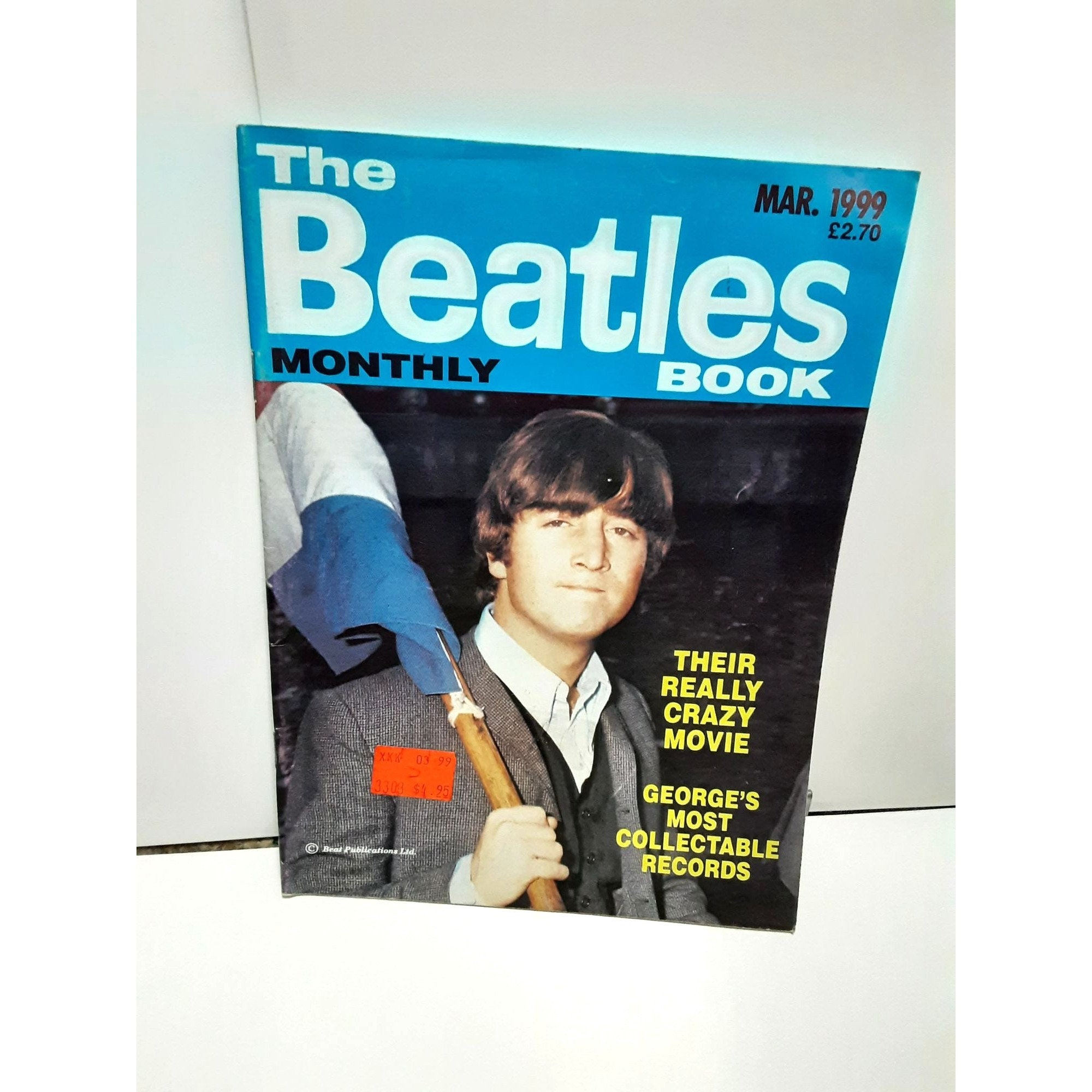 The Beatles Monthly Book Magazine March 1999 John Lennon Cover