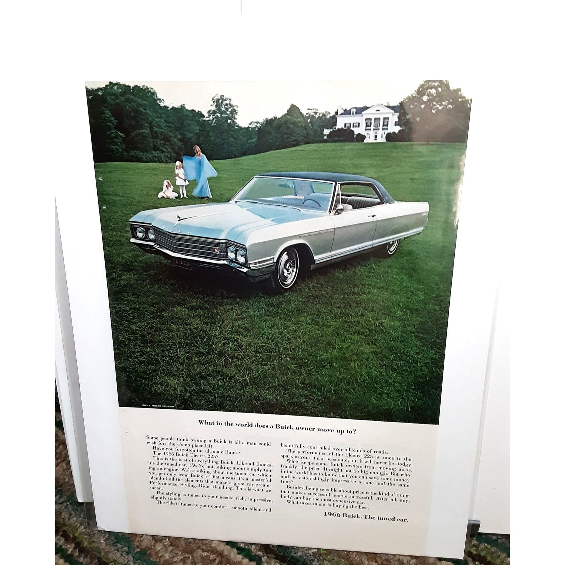 1966 Buick Electra 225 the Tuned Car Print Ad Vintage 60s - Etsy
