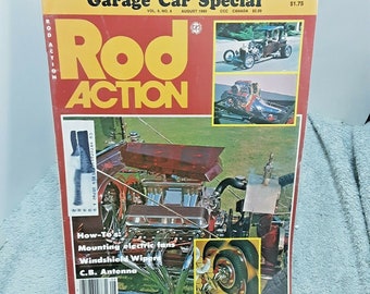 Rod Action Magazine August 1980 Cars