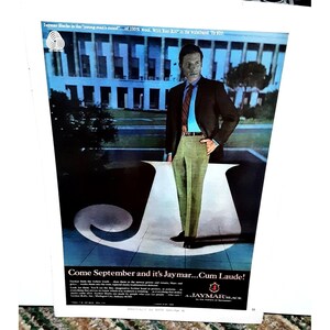 1969 Jaymar Slacks Vintage Print Ad Original