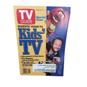 TV Guide March 1996 Billy Crystal Kids TV Detroit Edition