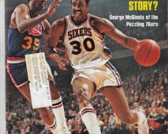 Sports Illustrated March 1977 George McGinnis Philadelphia 76ers