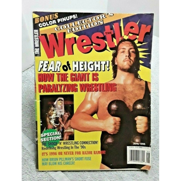 The Wrestler June 1996 Magazine Giant Razor Ramon Scott Hall Goldust