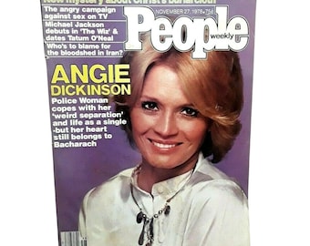1978 People Magazine Angie Dickinson Cover Vintage Entertainment Issue