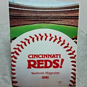1981 Cincinnati Reds Yearbook Magazine Vintage