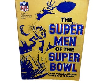 NFL Super Men of the Super Bowl 1978 Official Vintage Football Magazine