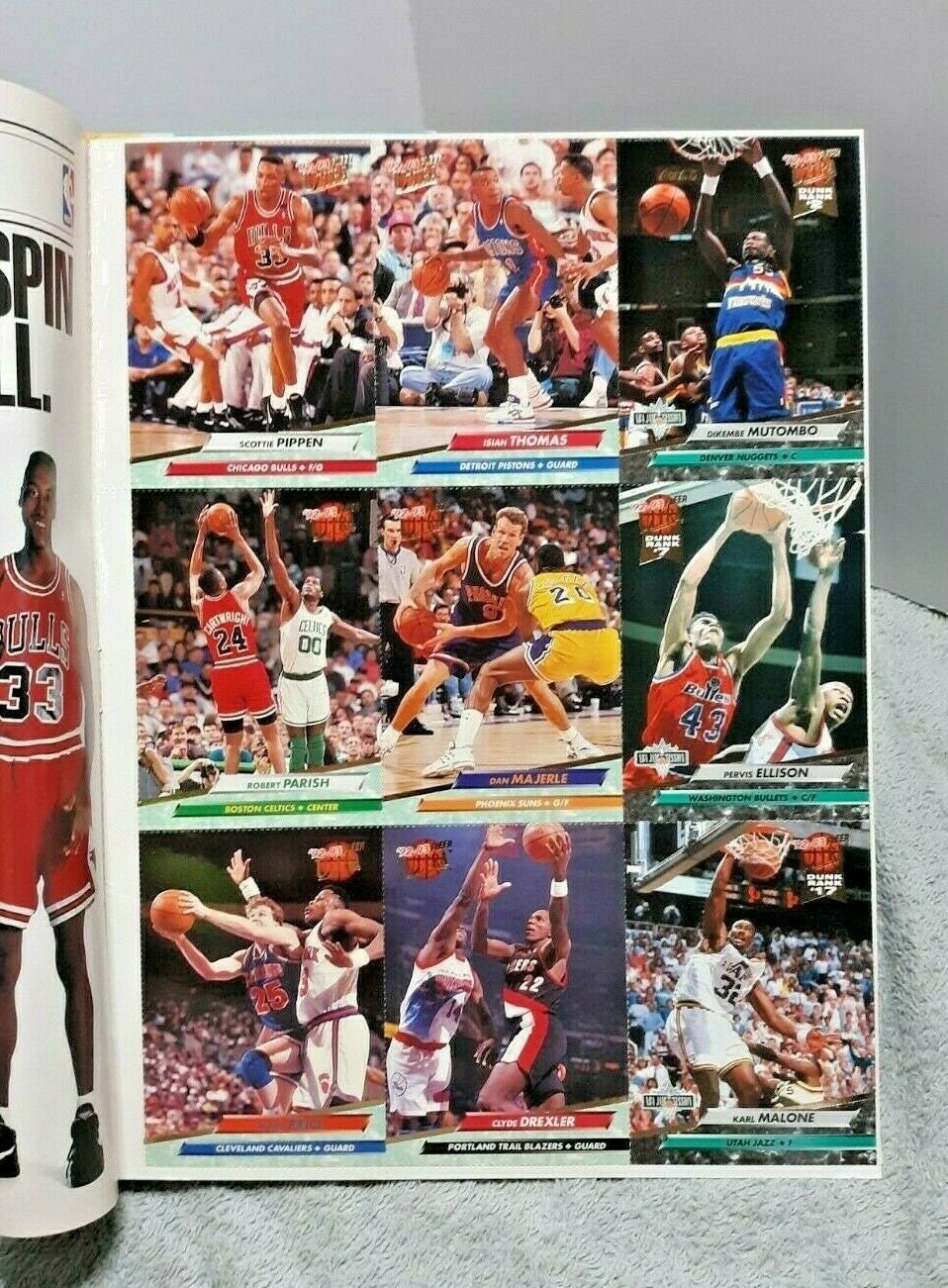 Buy 1992 NBA Inside Stuff Magazine Karl Malone on Cover With Fleer Online  in India 