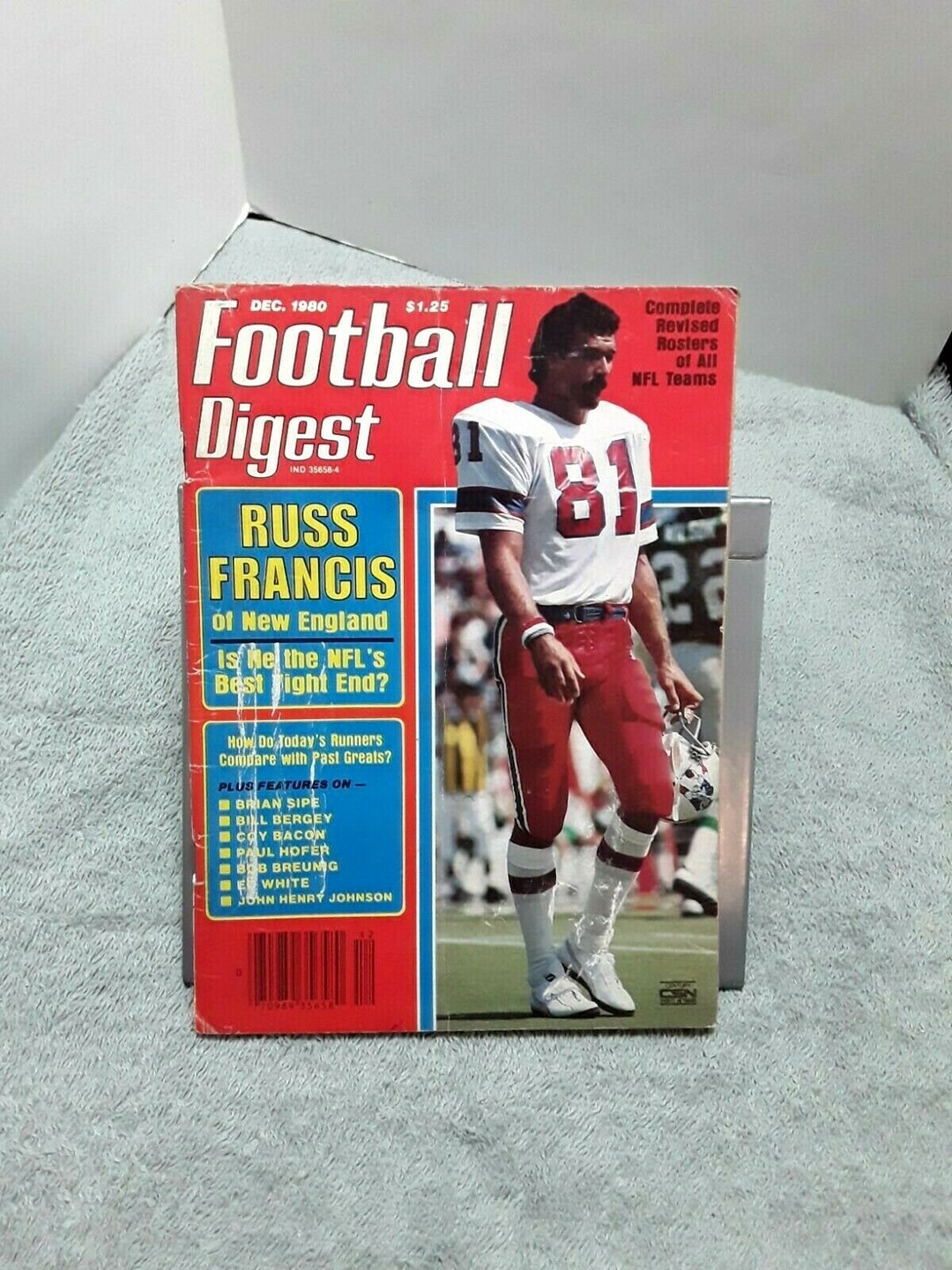 Russ Francis throwback nfl jersey