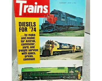 Trains Magazine January 1974