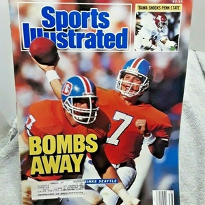Sports Illustrated September 21 1987 John Elway Denver Broncos